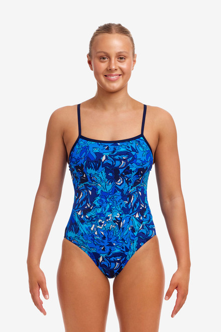 Funkita - Single Strap One Piece - Women's - True Bluey