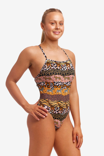 Funkita - Tie Me Tight One Piece - Women's - Zoo Life - 2024