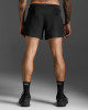 2XU - Light Speed Stash 5 Inch Short - Men's - Black/Black Reflective - 2025