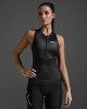2XU - Core Triathlon Tank - Women's - Black/White - 2025