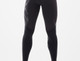 2XU - Men's Wind Defence Compression Tights - Black/Striped Silver Reflective - Spring/Winter