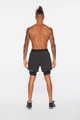 2XU - Aero Men's 2-In-1 5in Shorts - Black/Silver Reflective - 2024