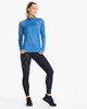 2XU - Light Speed 1/2 Zip - Women's - Starling/Mirage Reflective