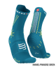 Compressport - Pro Racing Socks v4.0 Trail - Unisex - Enamel/Paradise Green - 2022