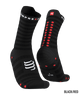 Compressport - Pro Racing Socks v4.0 Ultralight Run High - Unisex - Black/Red - 2024