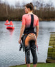 HUUB - Commit Long Course Suit - Women's - Black/Coral