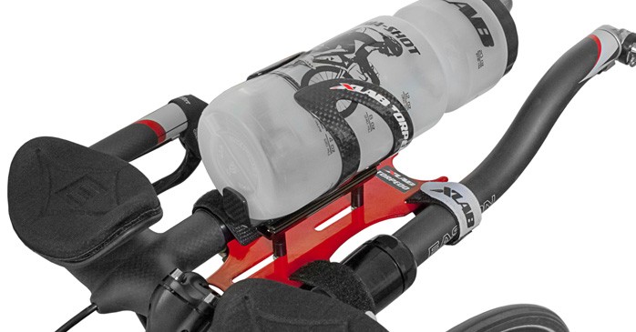 XLAB Aerobar Torpedo Cage Carbon Gloss Red/Black Matte