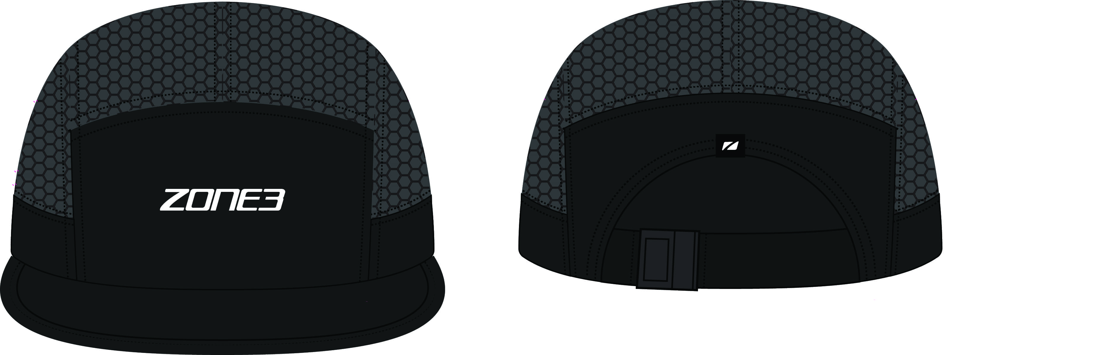 Zone 3 5-Panel Running Cap - Mesh - MyTriathlon