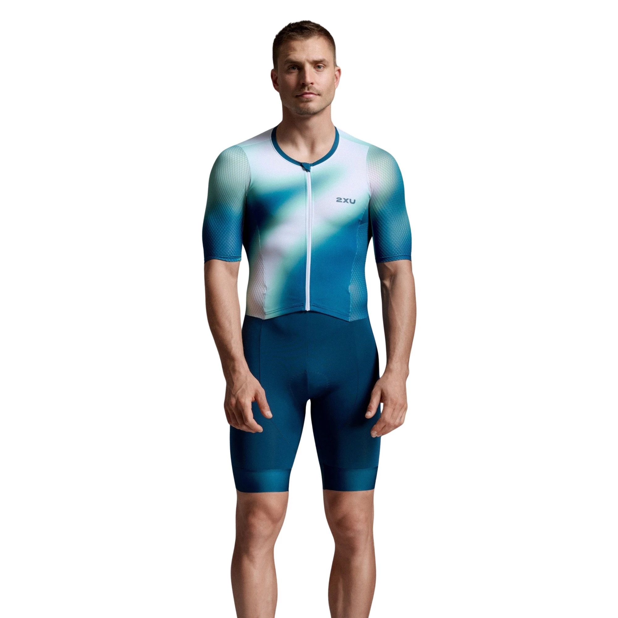 2XU Aero Hex Tri Sleeved Top - MyTriathlon