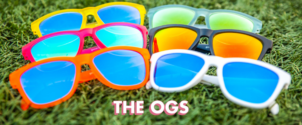 Orange and Blue Sunglasses, Donkey Goggles