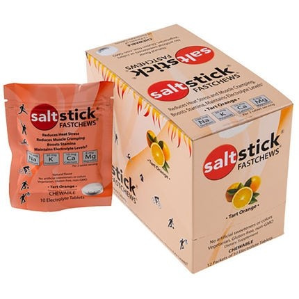 SaltStick FastChews With Caffeine - 10 Count Packets - Bike