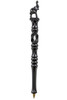 African Ebony Wood Pen - Elephant Trunk Up Design