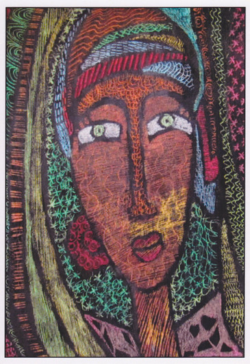 African Greeting Card 'Innocence' by Jocelyn Rossiter