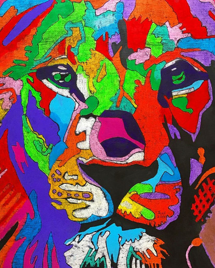 Giclée African Art Print 'The King' by Joss Rossiter