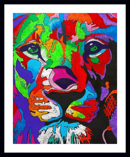 Giclée African Art Print 'The King' by Joss Rossiter