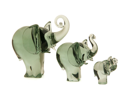 Recycled Glass Elephants from Ngwenya Glass in the African Kingdom of Eswatini Recycled Glass Elephants from Ngwenya Glass in the African Kingdom of Eswatini