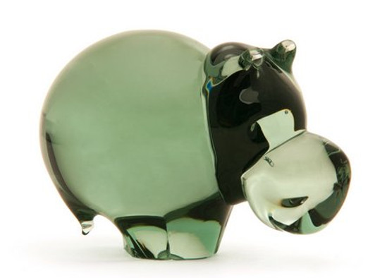 Ngwenya Glass Hippo from the African Kingdom of Eswatini  Ngwenya Glass Hippo from the African Kingdom of Eswatini