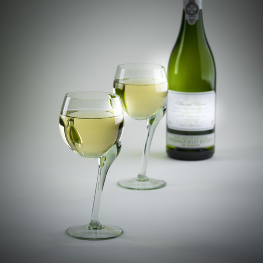 Ngwenya Glass White Wine Glasses. Handcrafted from 100% Recycled Glass in the African Kingdom of Eswatini Ngwenya Glass White Wine Glasses. Handcrafted from 100% Recycled Glass in the African Kingdom of Eswatini