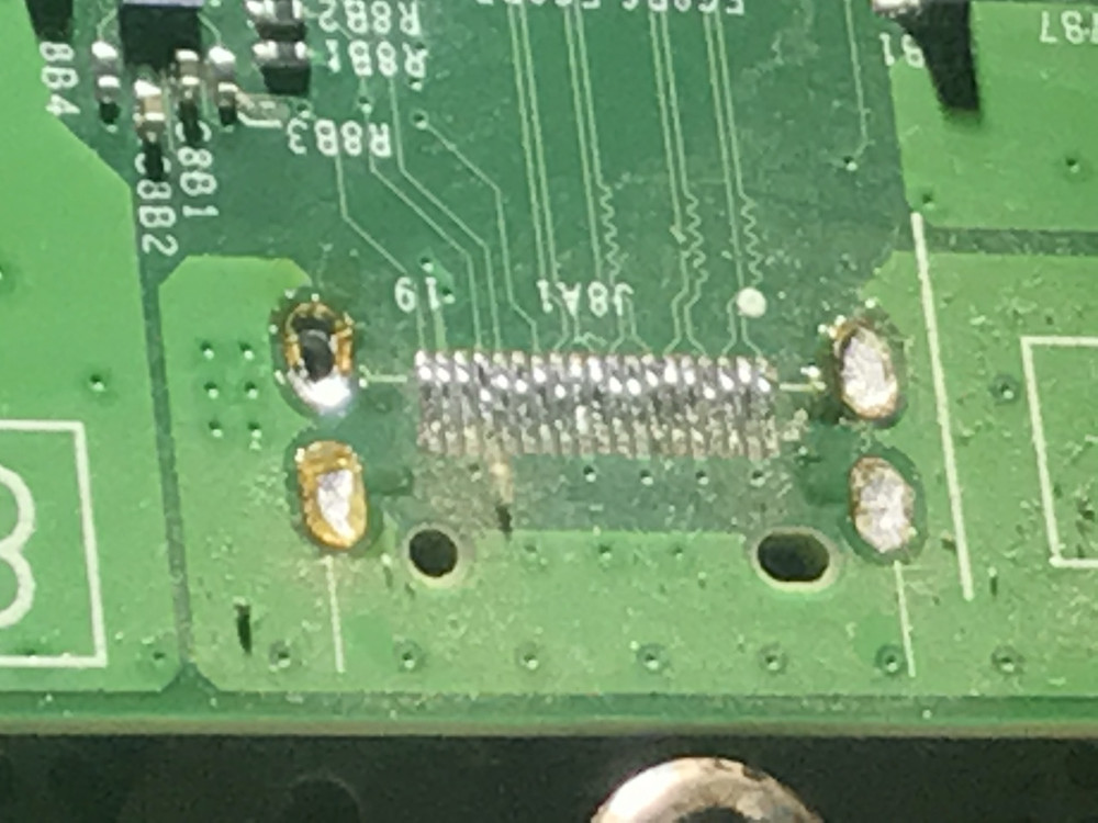 Xbox one damaged HDMI connector replacement machine soldering