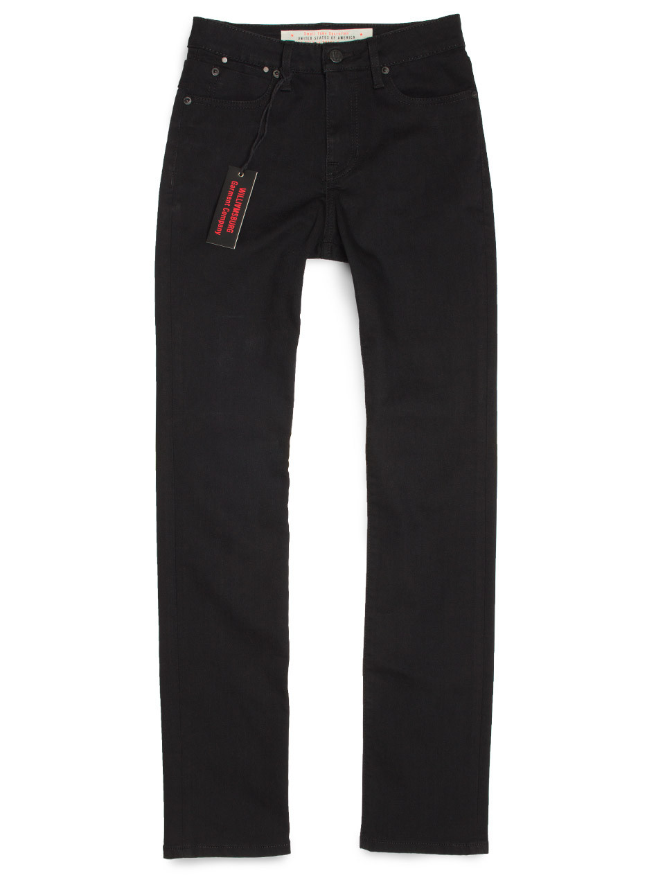 Women's Black Slim American-made Jeans 
