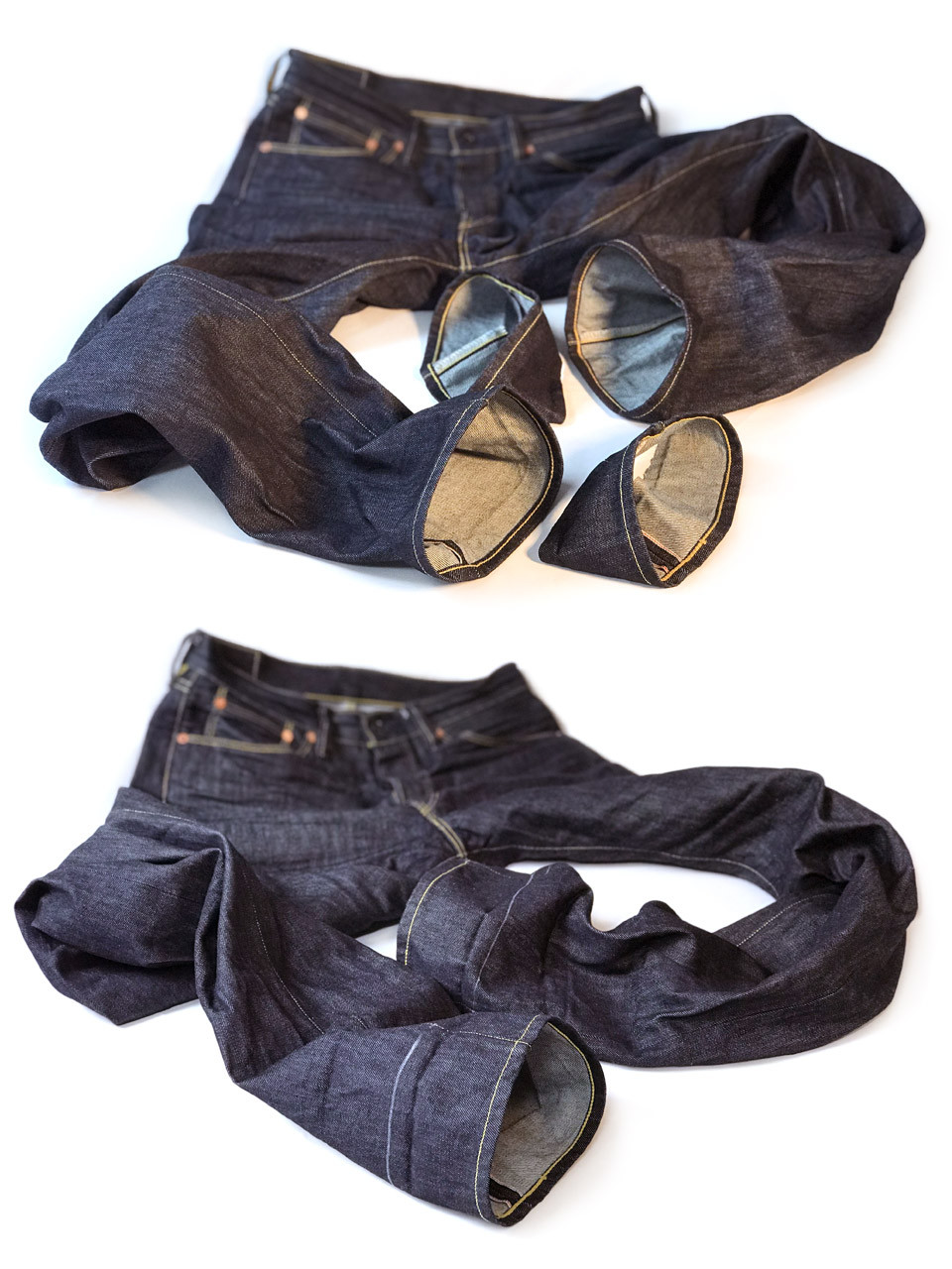 THEREDTHREAD S cutting denim 1 パンツ the red thread S cutting