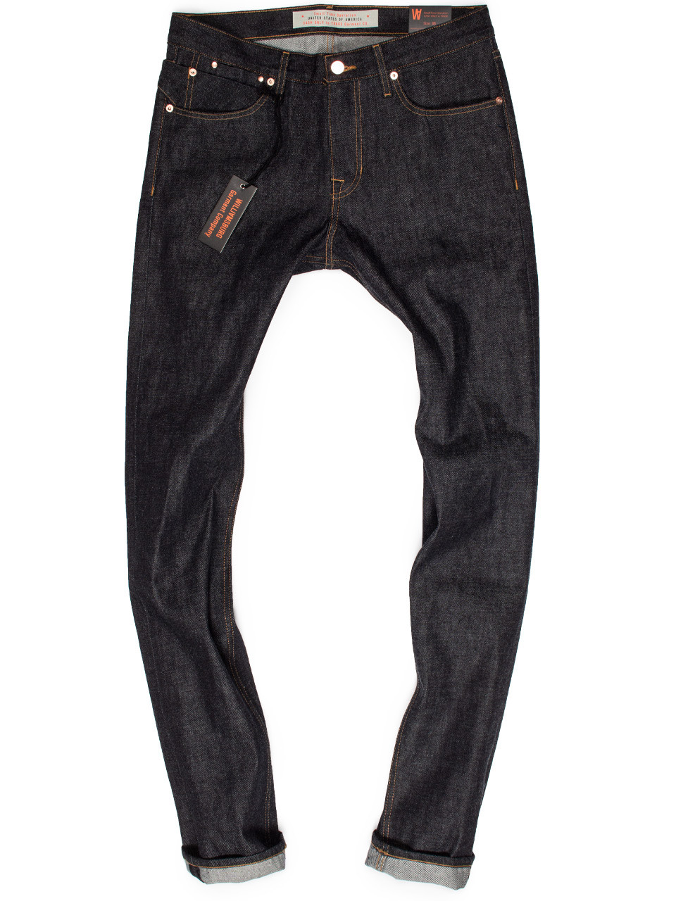 Tall Men S 38 Inseam Slim Tapered Jeans Williamsburg Garment Co