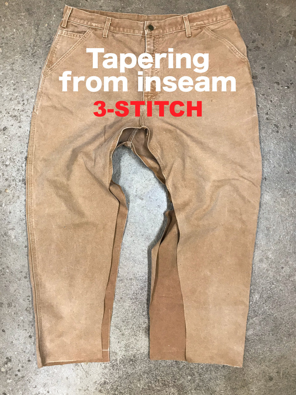 carhartt tapered pants