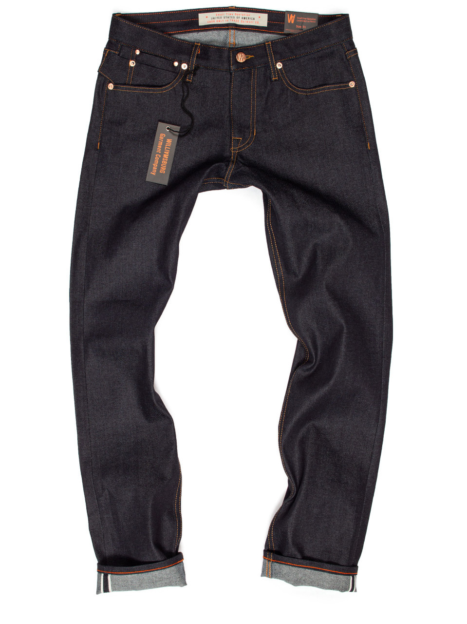 Namu Shop - Auralee Selvedge Faded Light Denim Pants - Light Indigo