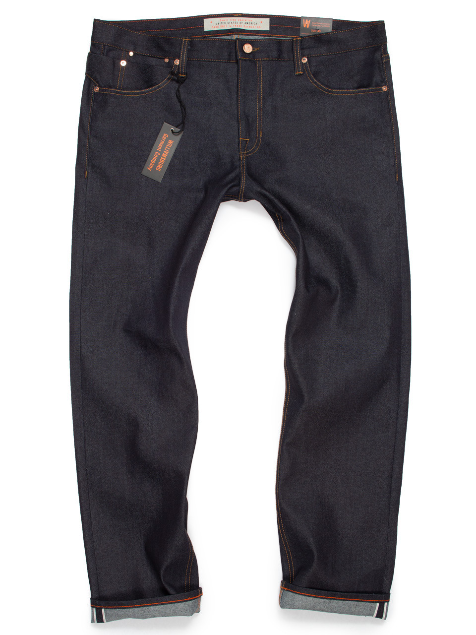 Selvedge Big Men's Tapered Custom Jeans | Williamsburg Garment Co.