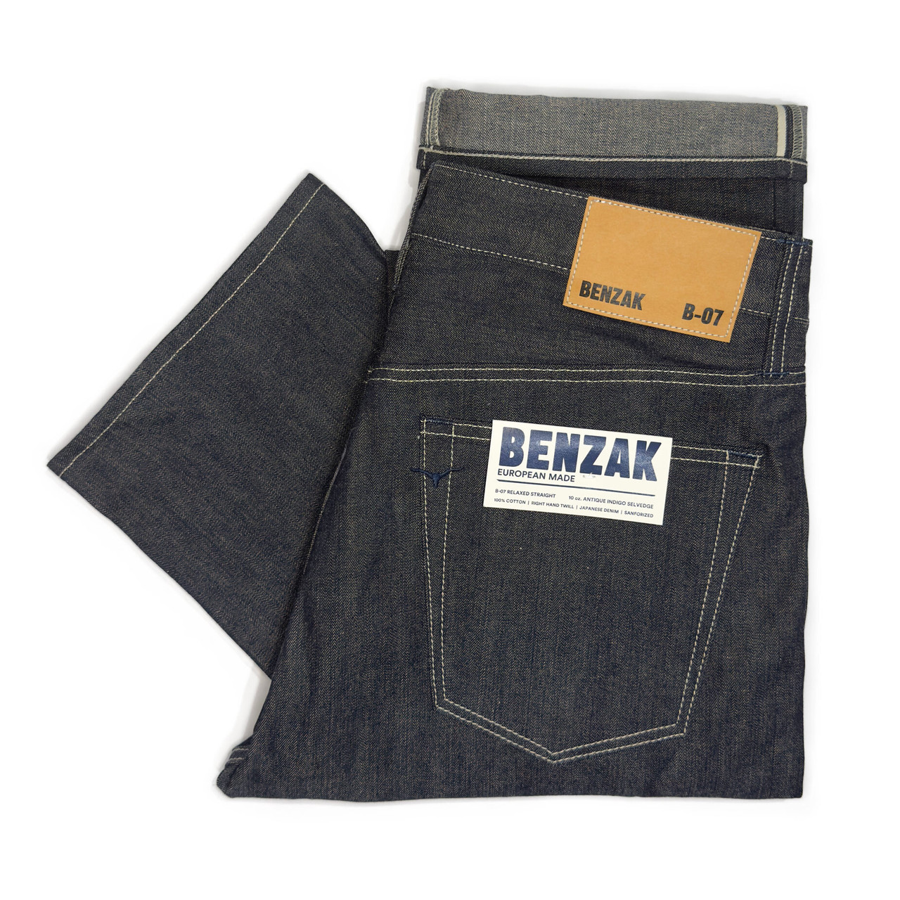 Benzak 10 oz. Lightweight Selvedge Jeans – B-07 Relaxed Straight