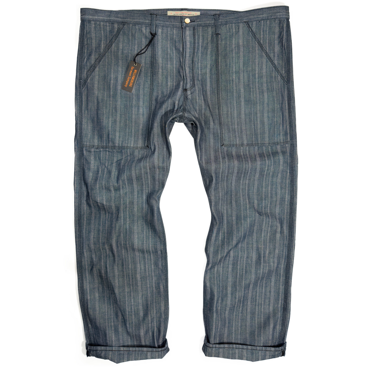 Big Men's Patch Pocket Work Jeans Made in the USA Straight-Leg