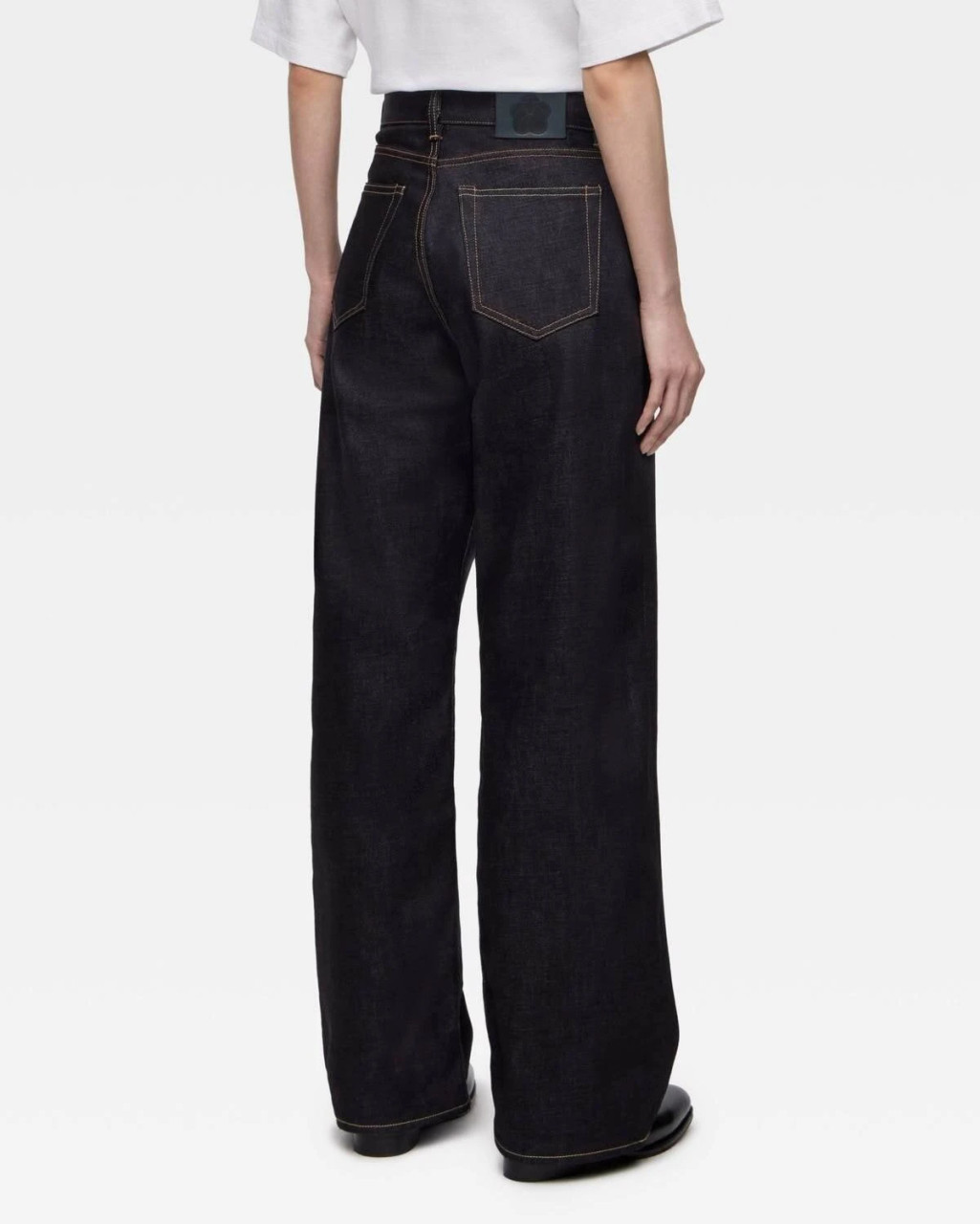 Momotaro #410 Women's Selvedge Jeans | Wide Straight Raw Denim