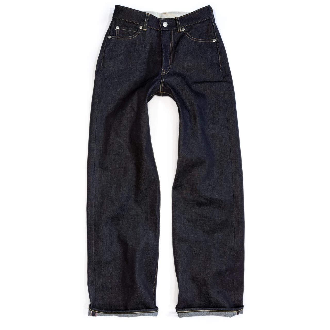 M*様 MOMOTARO JEANS rigid straight denim Momotaro #410 Women's Selvedge Jeans | Wide Straight Raw Denim