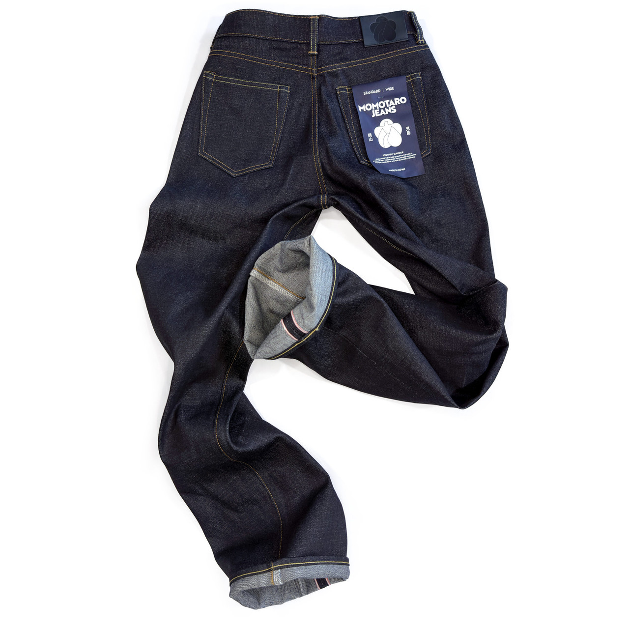 Momotaro #410 Women's Selvedge Jeans | Wide Straight Raw Denim