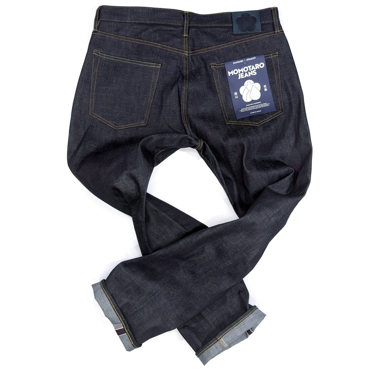 Big Men's Japanese Selvedge Momotaro #100 Straight Jeans