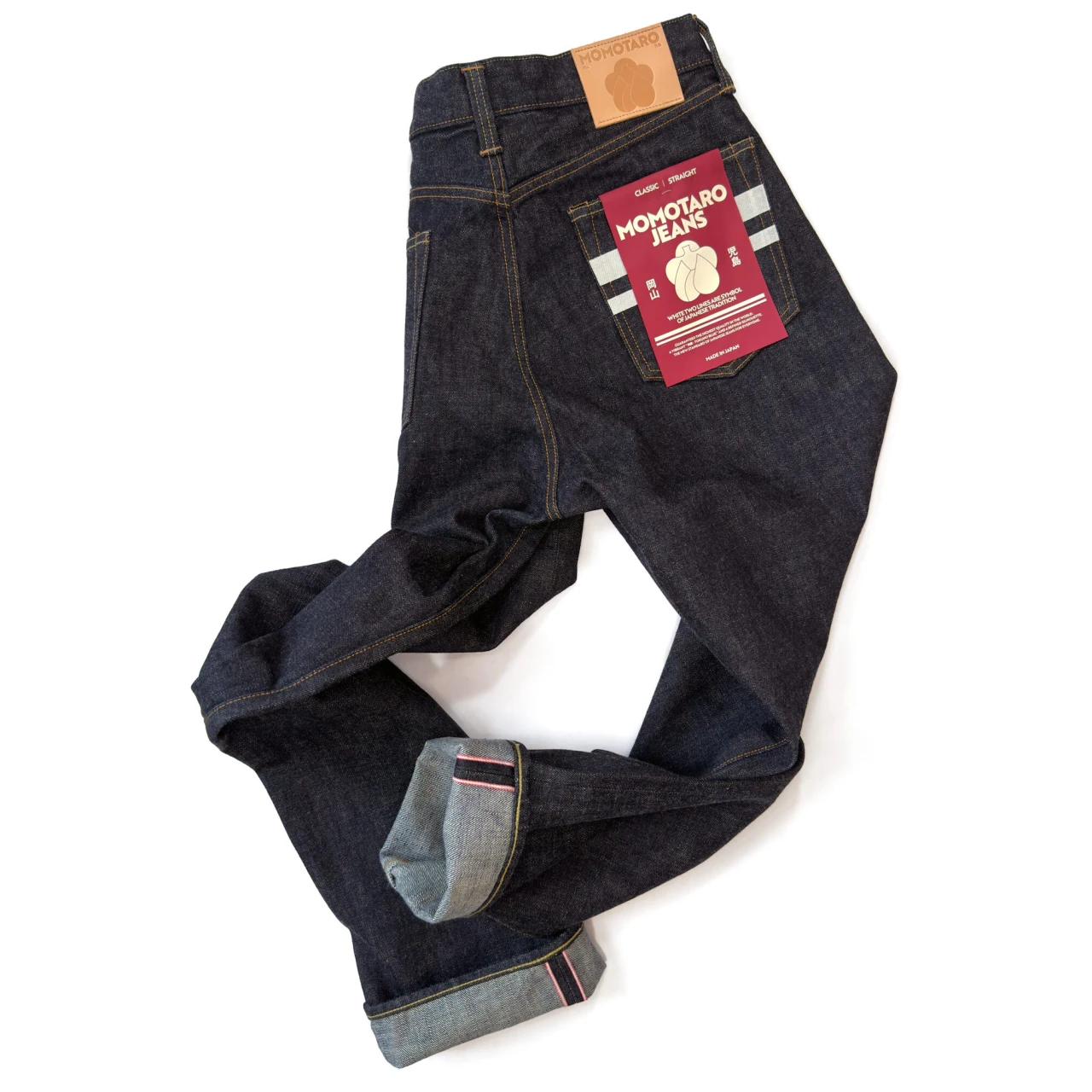 Momotaro #100 Classic Straight GTB Stripes Selvedge Jeans