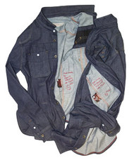 Prices: raw denim shirt & jeans made in Brooklyn
