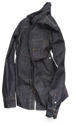 The ultimate raw denim shirt returns, made in the USA!