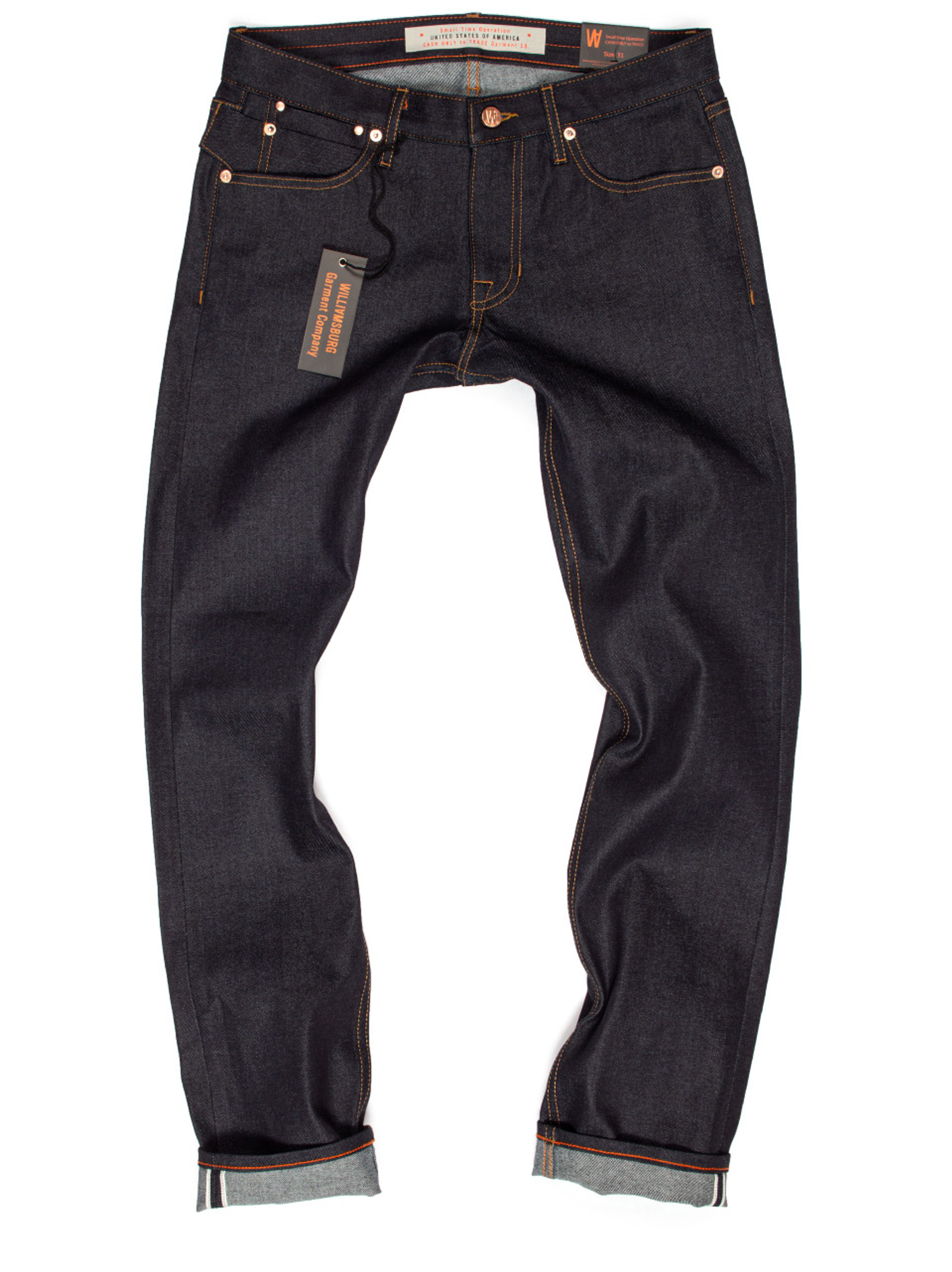 Men's Skinny Selvedge Custom Made Jeans | Williamsburg Garment Co.