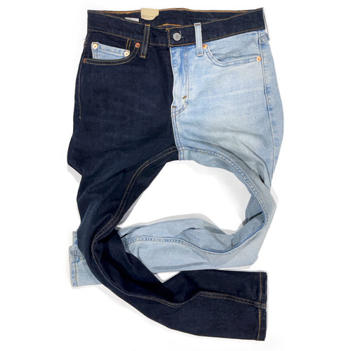 【THEAIRTOWN】cat leather jeans ★S/M TCB Working Cat Hero Jeans 11MW Reproduction | Williamsburg