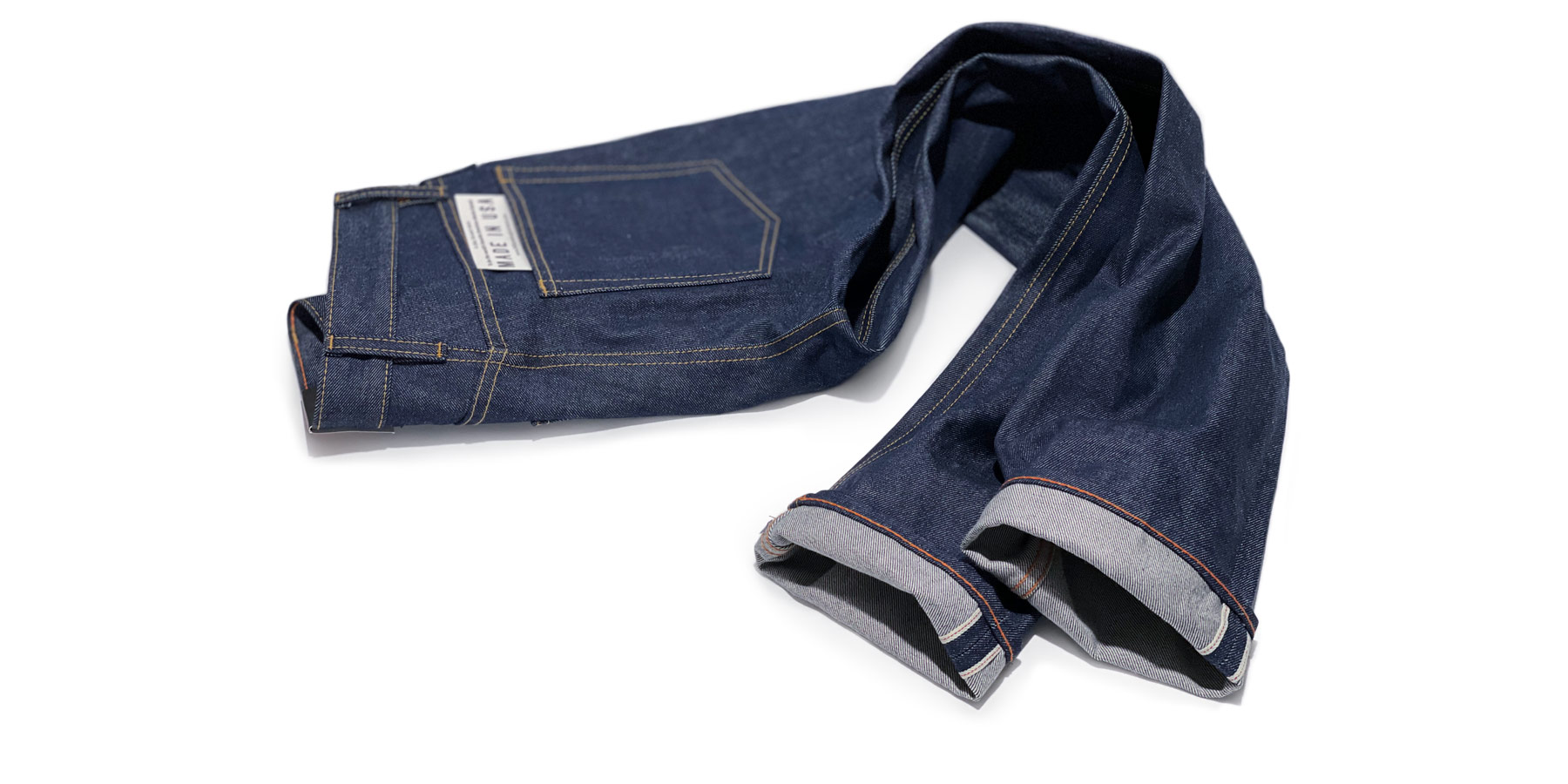 Cone White Oak selvedge denim American-made jeans sale by Williamsburg Garment Co. NYC
