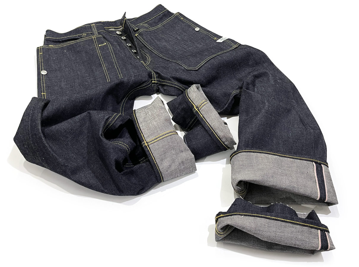 Denim Hemming on Sassafras Gardener Jeans | Williamsburg Garment Co.