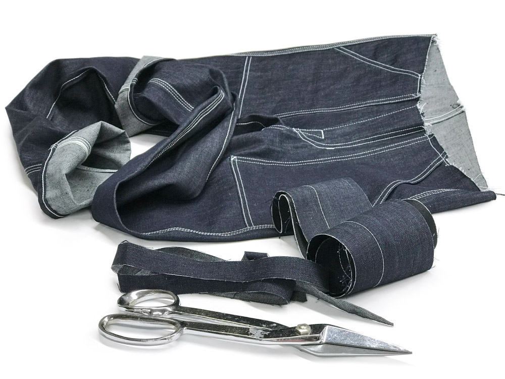 New custom made selvedge jeans with triple chain stitching reviewed