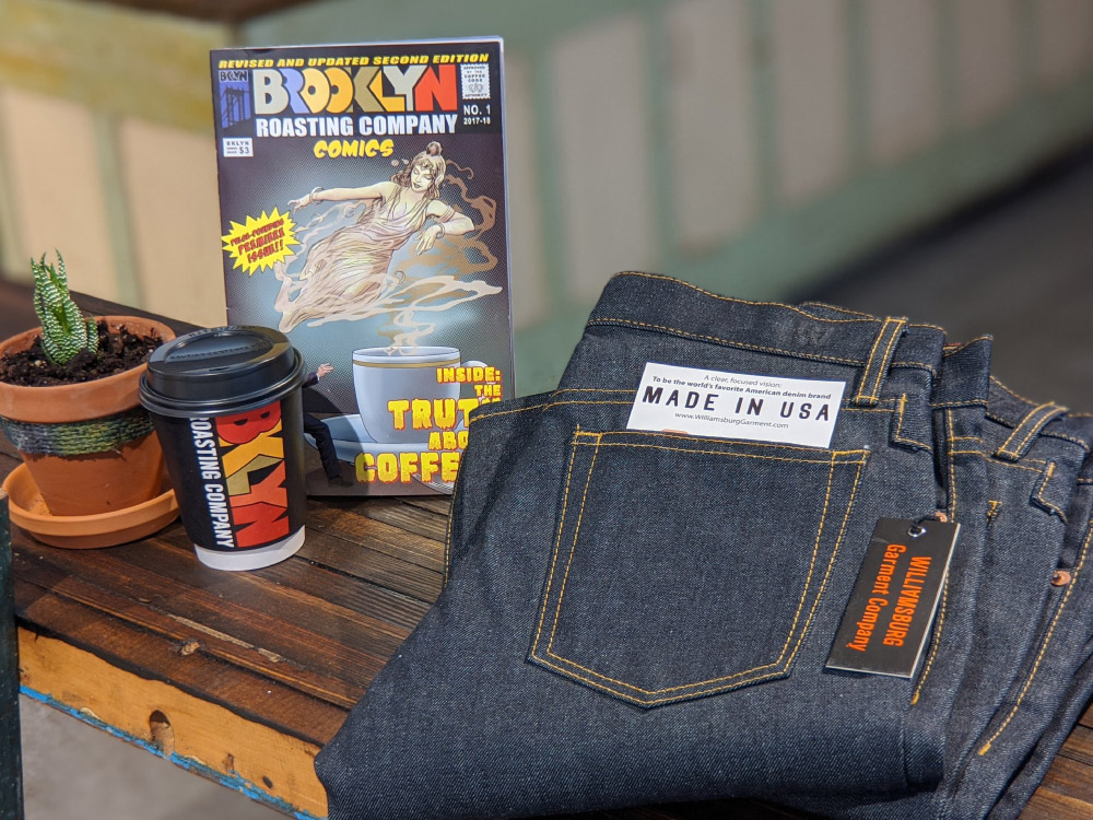 Denim & Coffee now served Brooklyn Roasters open new coffee shop inside our denim store