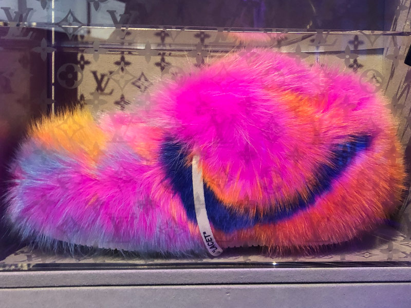 Virgil Abloh LV x Nike AF1 Unreleased Faux Fur