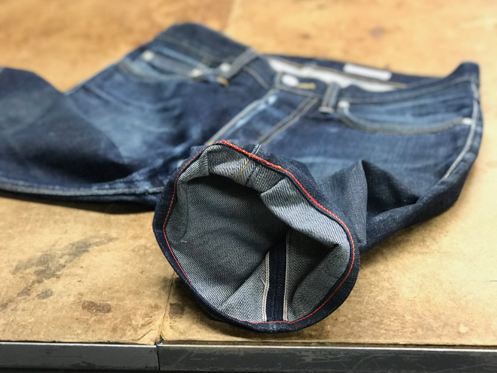 How we made old Gustin jeans into denim shorts professionally.