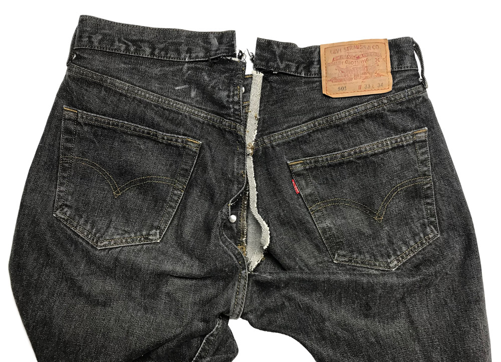 Tailoring the waist of jeans to get the perfect fit