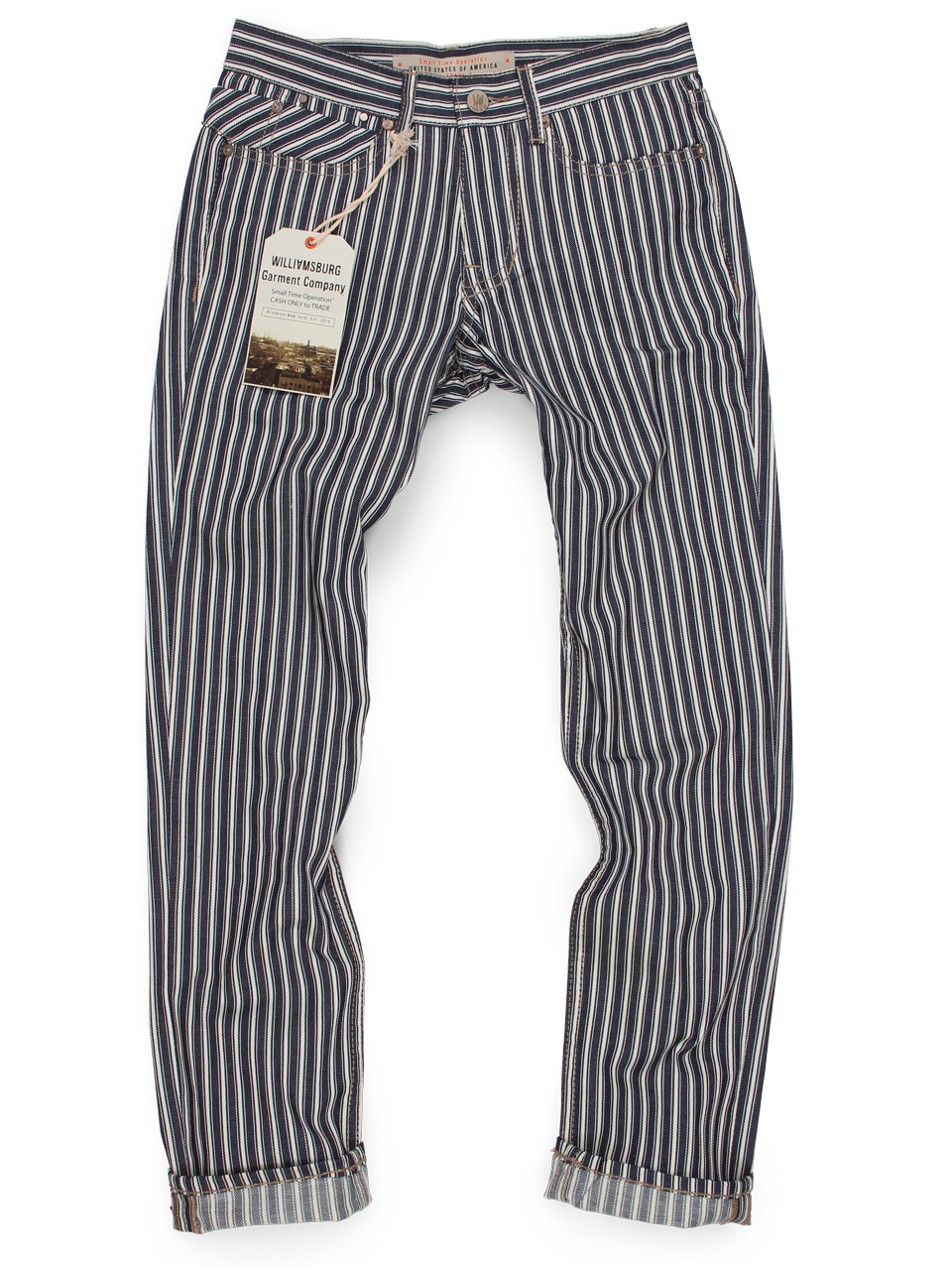 Vintage Williamsburg Railroad Stripe Pants | Williamsburg Garment Co.