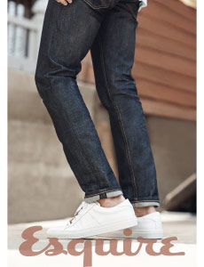 Williamsburg raw denim American made jeans in Esquire