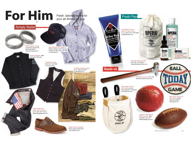 American Made Magazine features Williamsburg Garment Company's Hope Street American-made raw denim jeans.